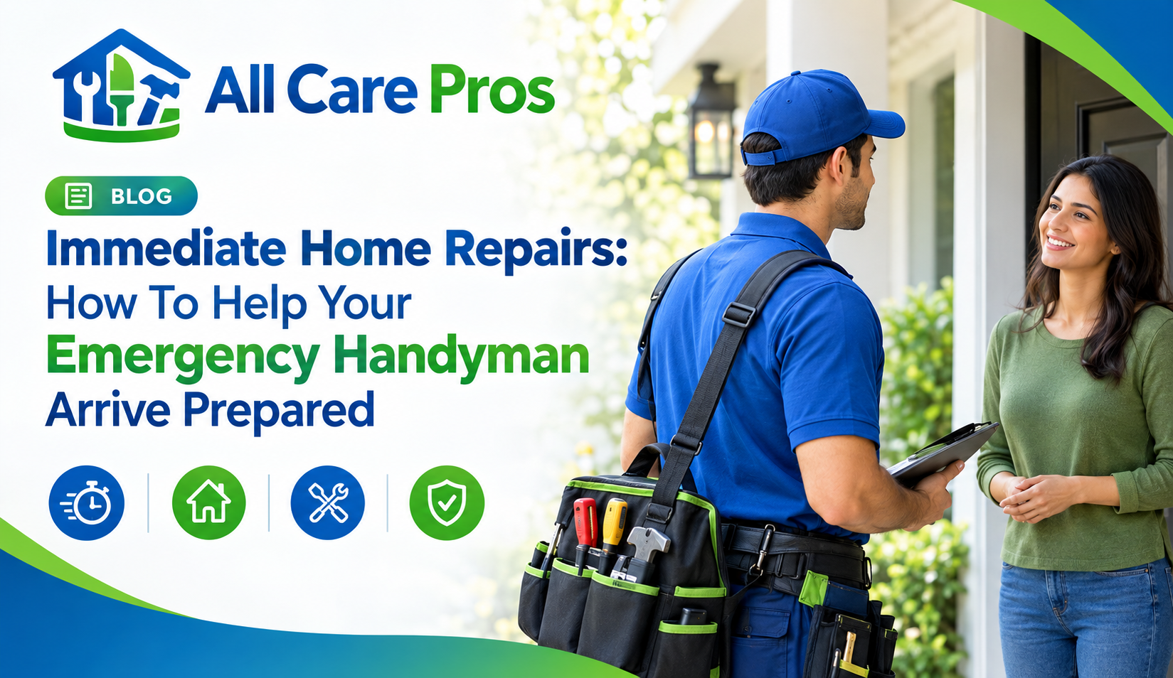 Immediate Home Repairs: How To Help Your Emergency Handyman Arrive Prepared